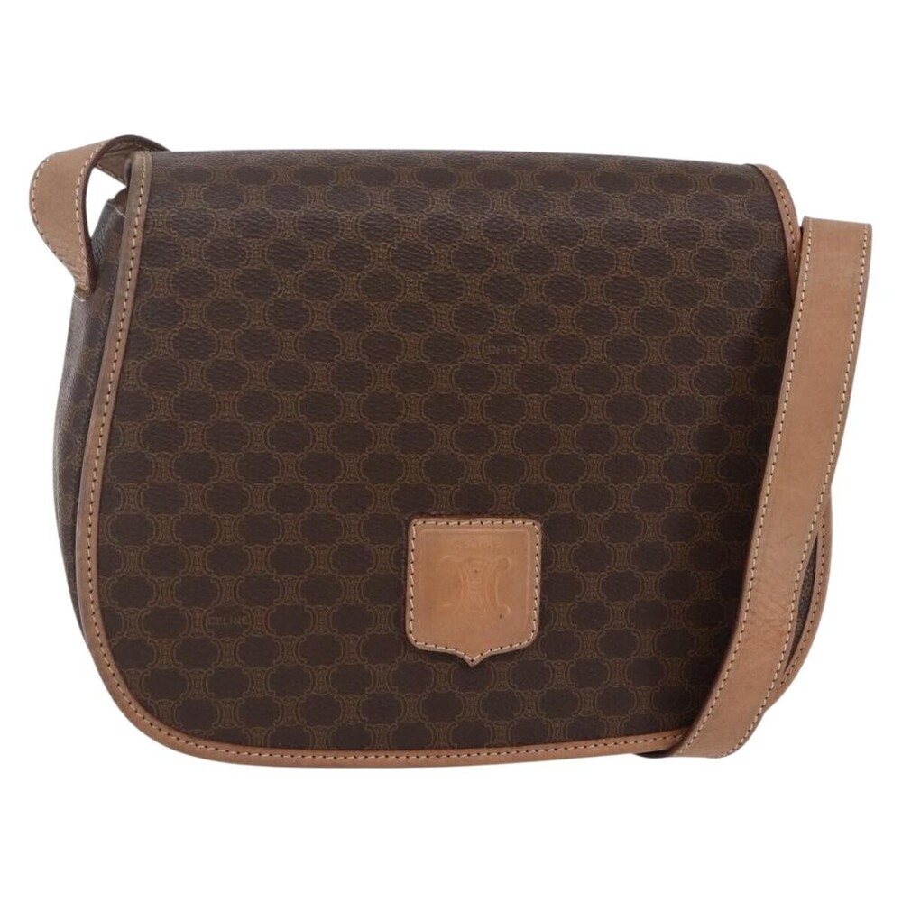 Celine Macadam Shoulder PVC Leather